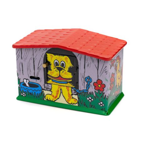 צעצוע פח - קופת חיסכון כלב