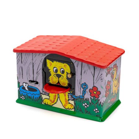 צעצוע פח - קופת חיסכון כלב