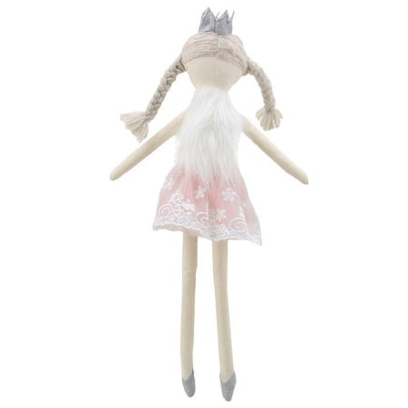 בובת ילדה צמות וכתר