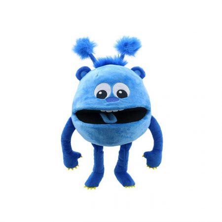 בובת כפפה מפלצת כחולה