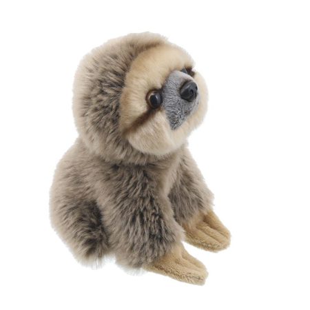 בובת מיני עצלן חומה