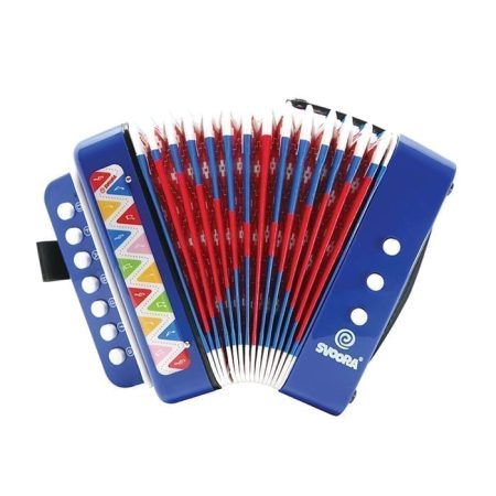 אקורדיון מתכת לילדים כחול