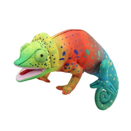 בובת כפפה גדולה זיקית