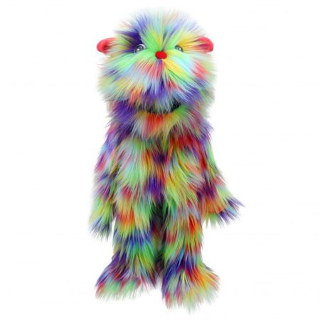 בובת כפפה מפלצת בצבעי הקשת