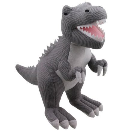 בובת טי רקס ענקית סרוגה