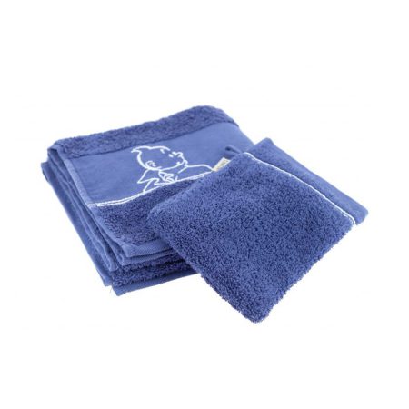 טין טין - סט מגבות כחול