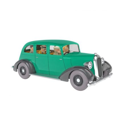 טין טין - מכונית אספנות ירוקה גגנסטרים באמריקה