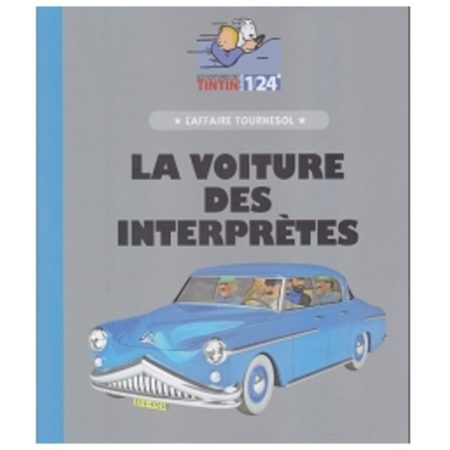טין טין - מכונית אספנות כחולה המתורגמנים של קלקולוס