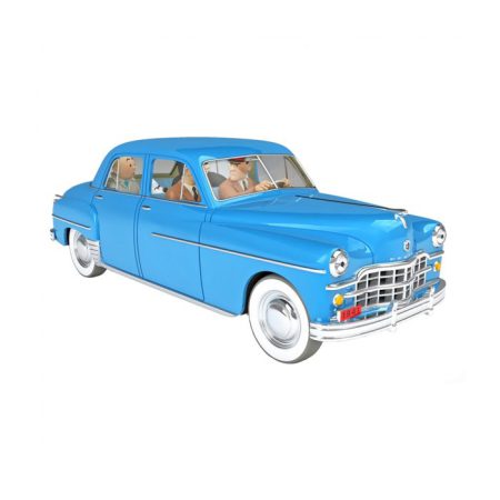 טין טין - מכונית אספנות כחולה הדודג' של קורנט