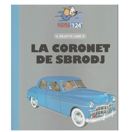 טין טין - מכונית אספנות כחולה הדודג' של קורנט