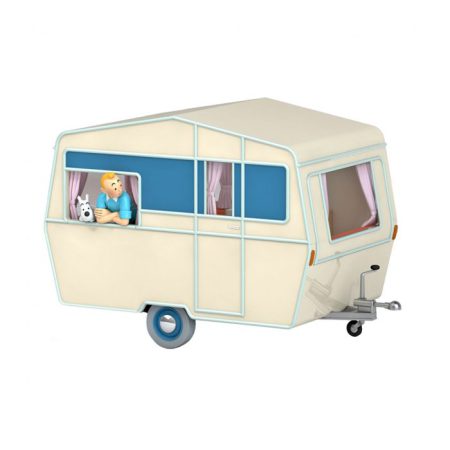 טין טין - מכונית אספנות קרוואן נגרר