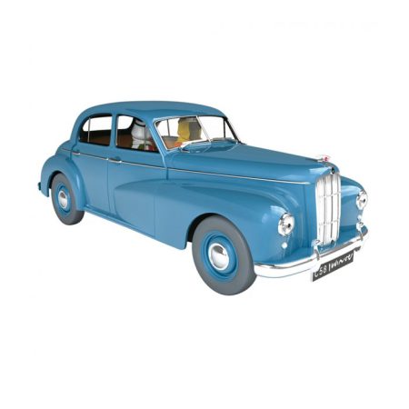 טין טין - מכונית אספנות מוריס 6 כחולה