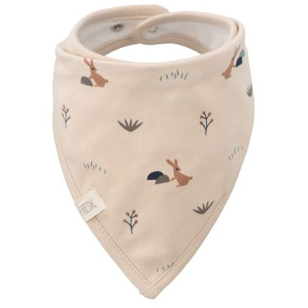 סינר בנדנה - ארנבים לבן