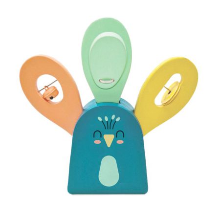 סט רעשנים - טווס