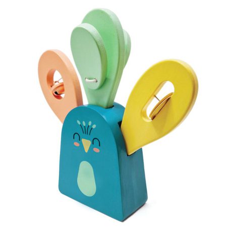 סט רעשנים - טווס