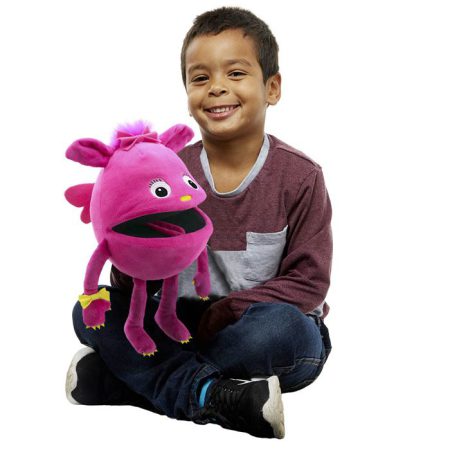 בובת כפפה - מפלצת ורודה