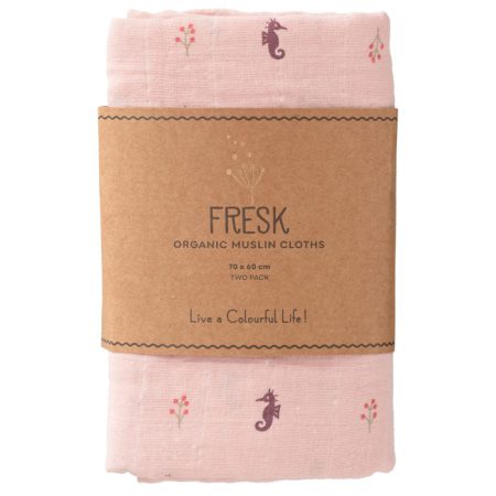 סט 2 טטרות אורגניות 60*70 - סוסוני ים