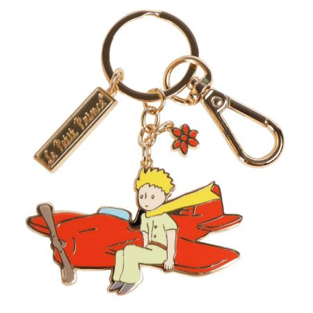 מחזיק מפתחות בקופסא מהודרת - הנסיך הקטן מטוס אדום