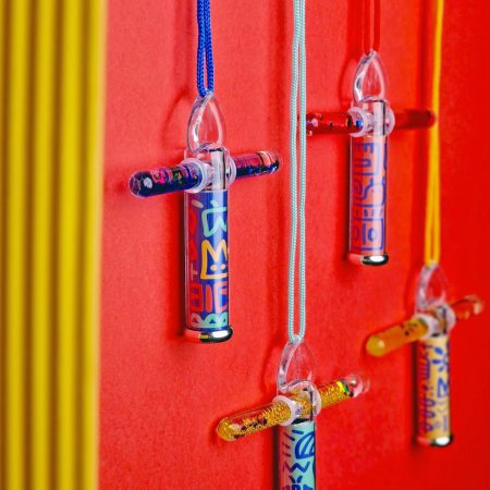 קליידוסקופ מקל שמן מיני - צבעוני