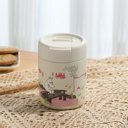 כוס/צנצנת טרמית מומינים 320 מ״ל - מומין על הגשר