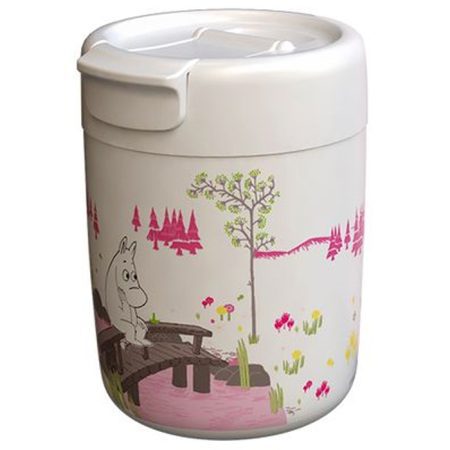 כוס/צנצנת טרמית מומינים 320 מ״ל - מומין על הגשר