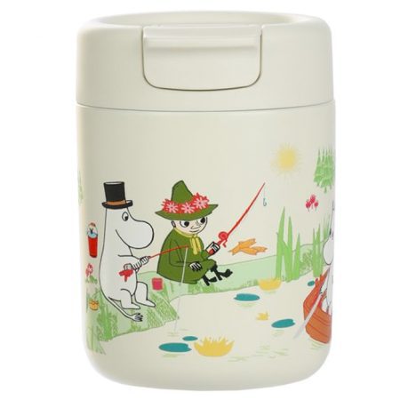 כוס/צנצנת טרמית מומינים 320 מ״ל - על גדות הנהר