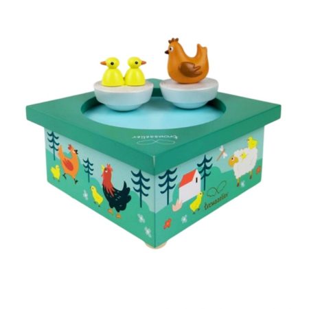 תיבת נגינה - דמויות מסתובבות חווה