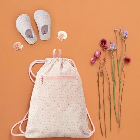 תיק שרוך - פרחים קטנים