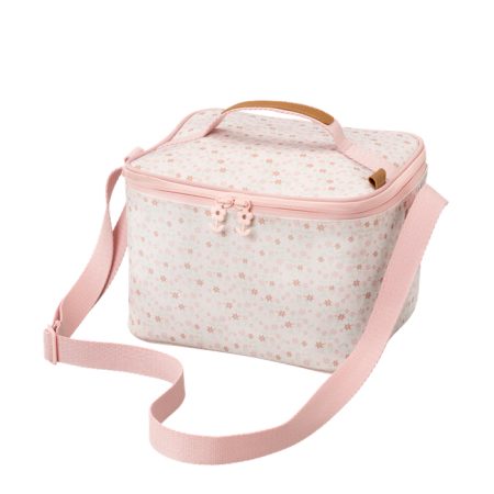 תיק אוכל גדול - פרחים קטנים