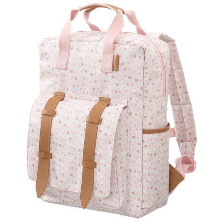 תיק גב גדול - פרחים קטנים