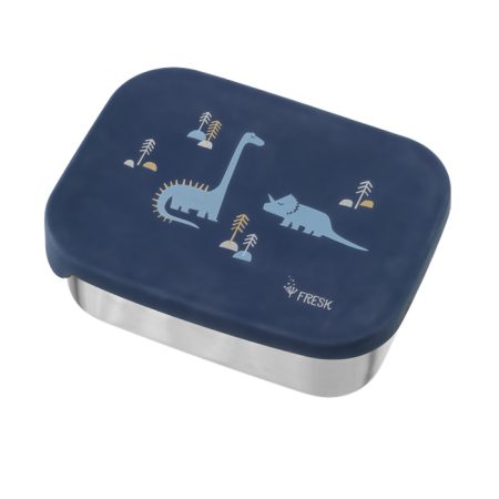 קופסת אוכל נירוסטה וסיליקון - דינו