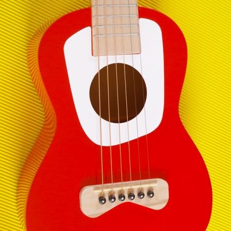 גיטרה מקצועית לילדים - אדומה