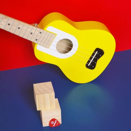 גיטרת יוקליילי מקצועית לילדים - צהובה