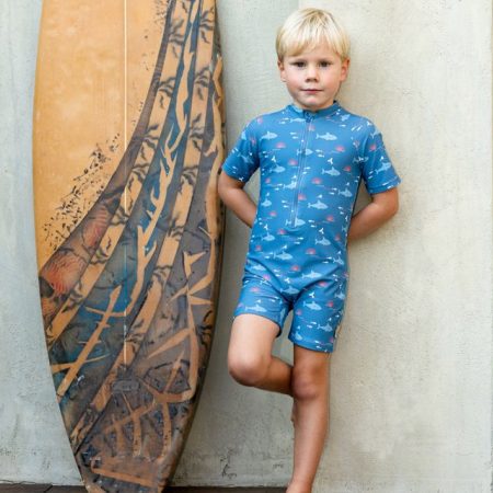 בגד ים - אוברול כרישים