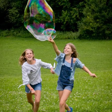 בועות סבון - בועות ענק בחבלים